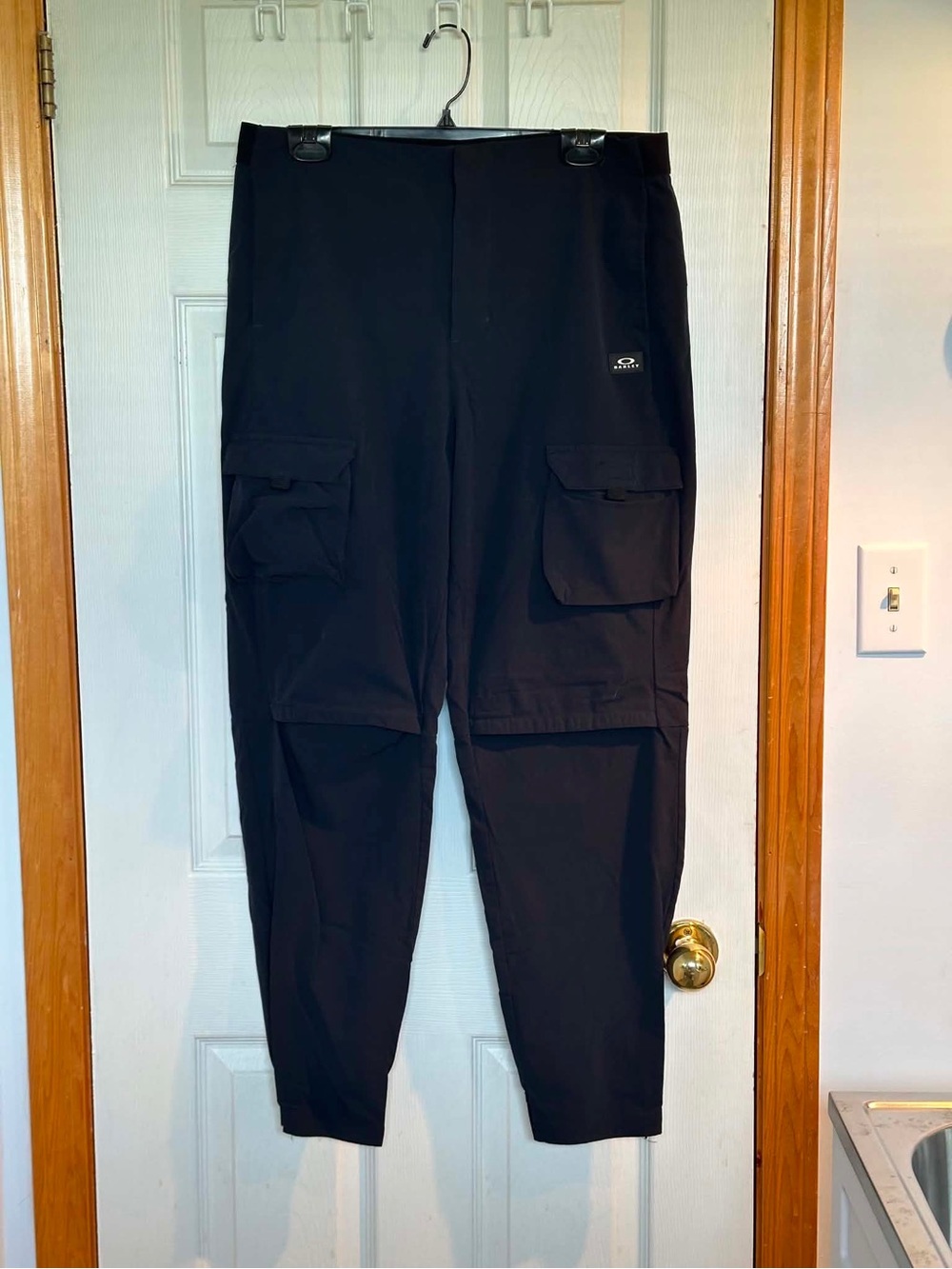 Oakley Black Men's Cargo Pants with Pocket Panels